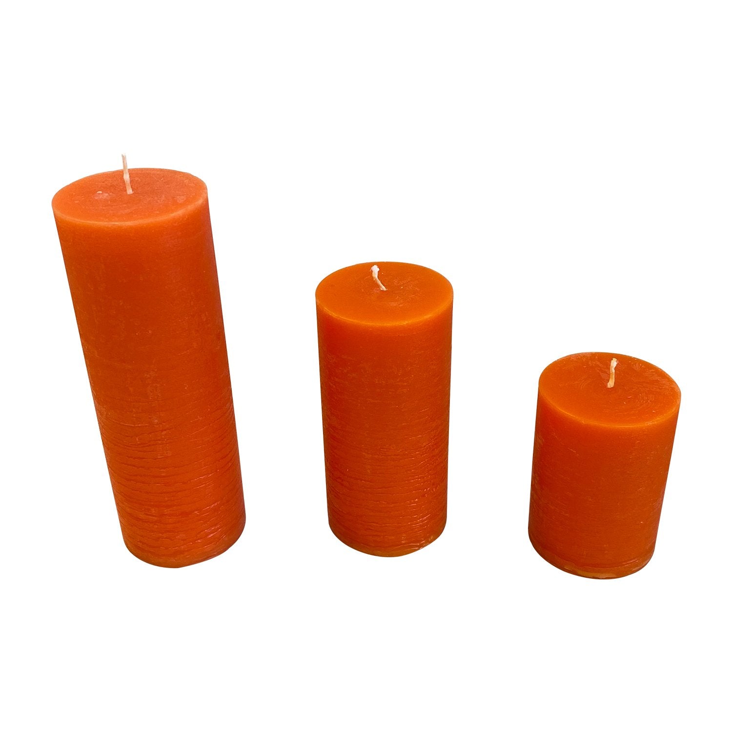 Blok lys - Orange (6cm i diameter)