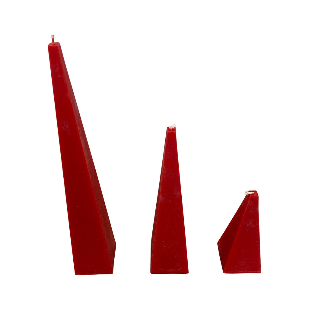 Pyramide lys - Rød