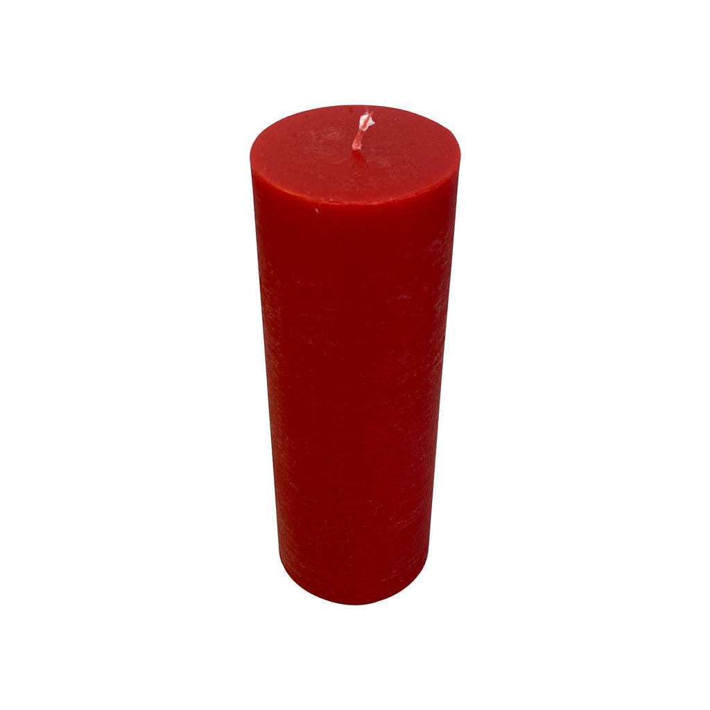 Blok lys - Rød (7cm i diameter)